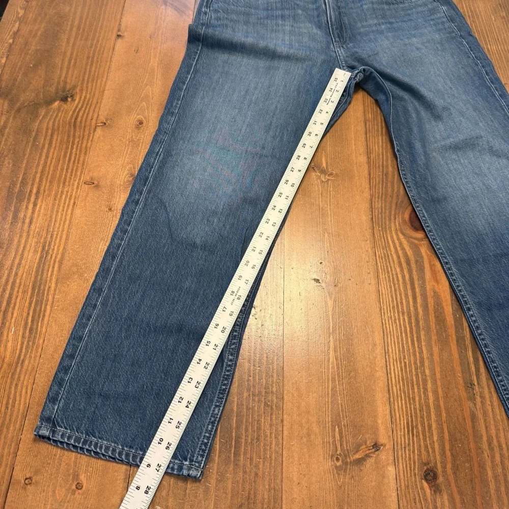 Rag & Bone Hattie‎ Mid Rise Straight Leg Ankle Length Jeans Size 30 Medium Wash